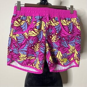 The North Face Girls Camfly Water Active Woven Shorts Pink Tropical‎ Sz 14/16